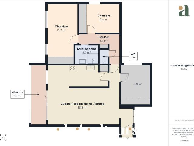 Appartement 76 m² 4 pièces en vente à Argenteuil 95100