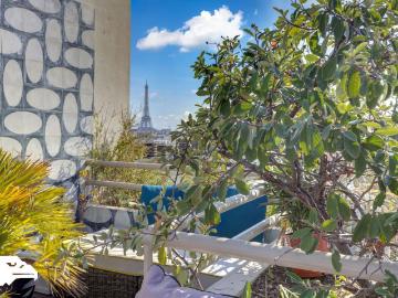 Auteuil Paris, Square Tolstoï - Balcon