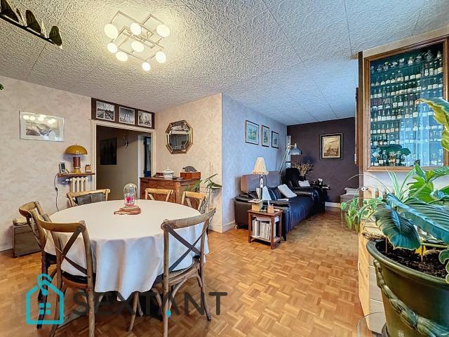Appartement 87m2, 3 chambres et garage