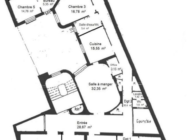 Appartement 8 pièces 281 m²