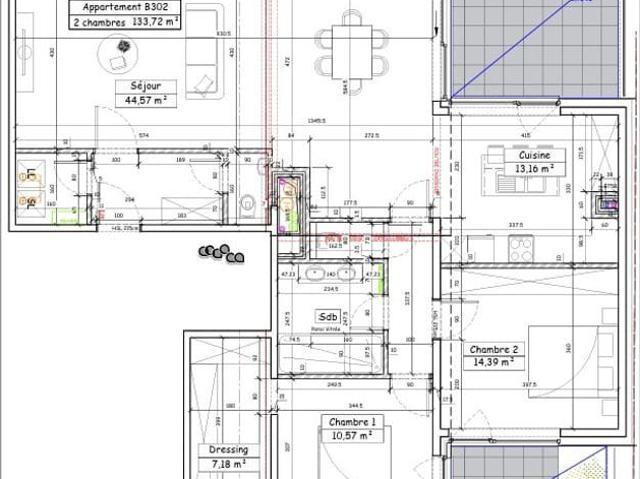 Appartement 133 m2 2 ch EPC A+ à Bertrix, Rue de la Gare