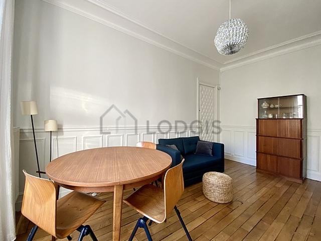 Appartement 1 chambre meublé avec cheminée et concierge Canal Saint Martin Paris 10°