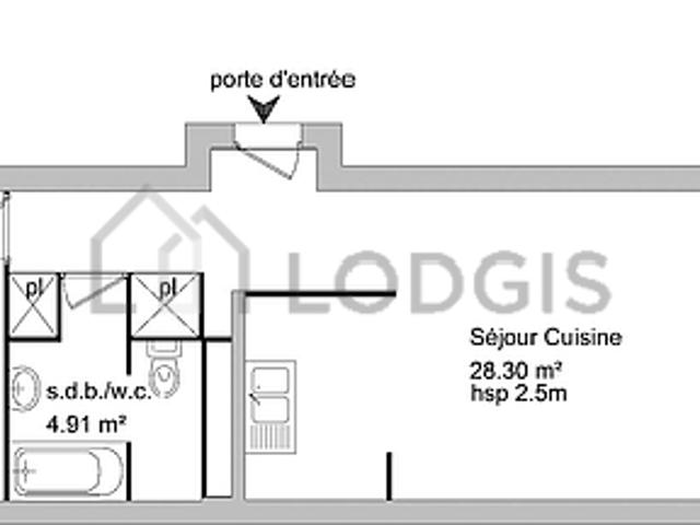 Appartement 1 chambre meublé avec ascenseur Montpellier 34090