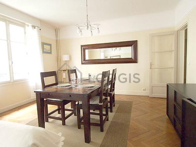 Appartement 1 chambre meublé avec ascenseur, concierge et local à vélos Auteuil Paris 16°