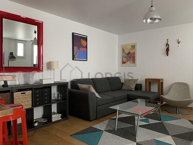 Appartement 1 chambre meublé avec ascenseur et concierge Grands Boulevards Montorgueil Paris 2°