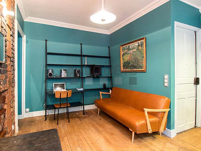 Appartement 1 chambre meublé avec ascenseur et concierge La Villette Paris 19°