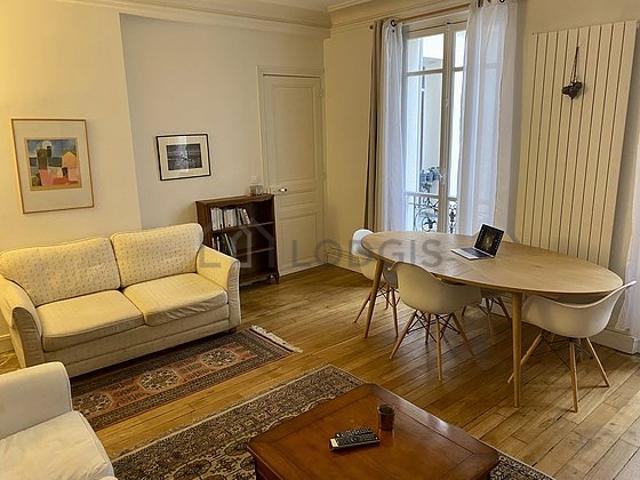 Appartement 1 chambre meublé avec ascenseur et concierge Paris 16°
