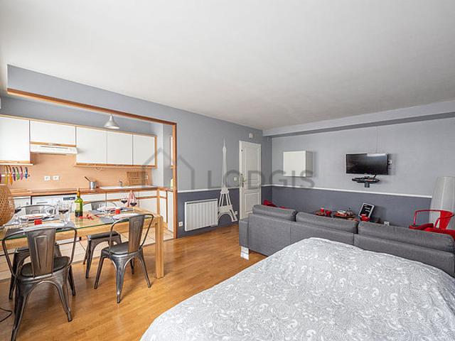 Appartement 1 chambre meublé avec ascenseur La Villette Paris 19°