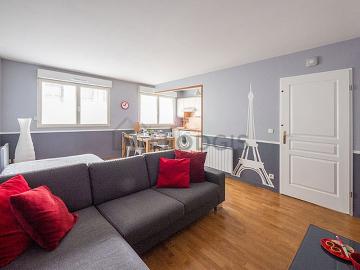 Appartement 1 chambre meublé avec ascenseur La Villette Paris 19°