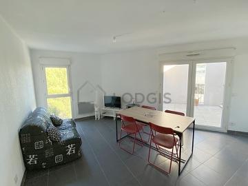 Appartement 1 chambre meublé avec garage, terrasse et ascenseur Montpellier Centre