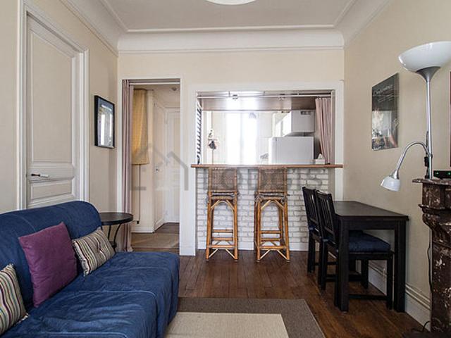 Appartement 1 chambre meublé avec local à vélos Montparnasse Paris 14°