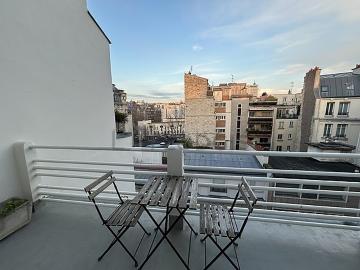 Appartement 1 chambre meublé avec terrasse et ascenseur Auteuil Paris 16°