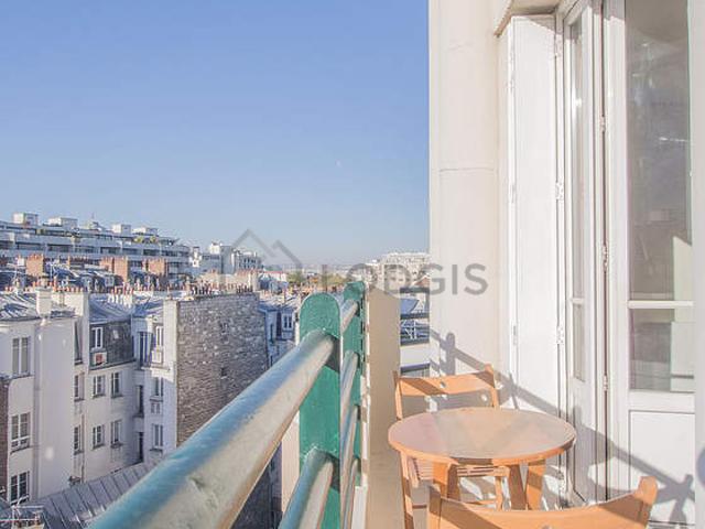 Appartement 1 chambre meublé avec terrasse et ascenseur Porte de Versailles Paris 15°