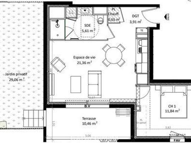 Appartement 1 chambres, Alénya Languedoc 66200 DLS104847081