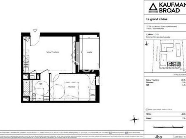 Appartement 1 chambres, Saint Pays de la Loire 44800 DS103743485