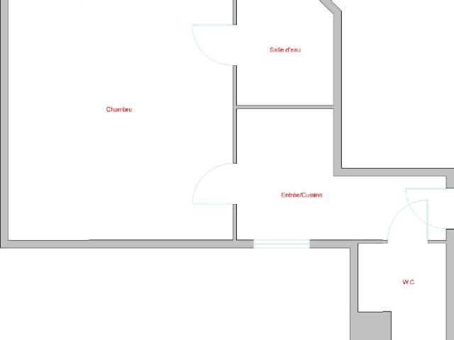 Appartement 1 pièce 15 m²