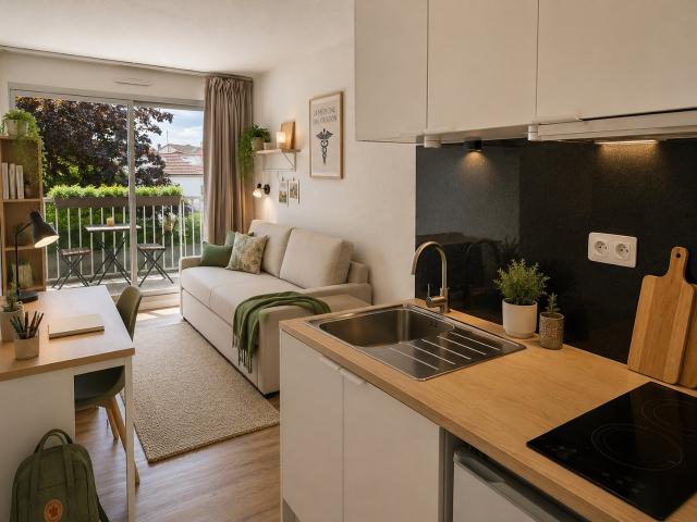 Appartement 1 pièce 15 m²