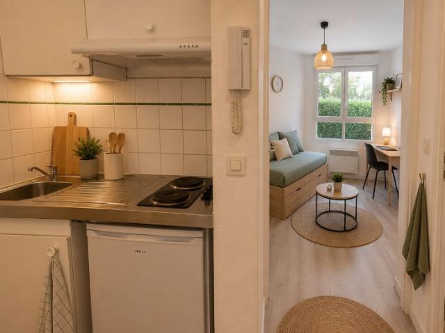 Appartement 1 pièce 17 m²