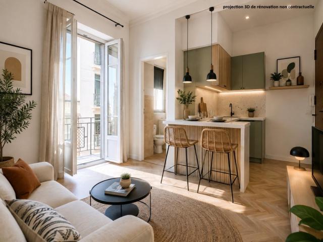 Appartement 1 pièce 18 m²