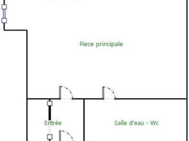 Appartement 1 pièce, 18 m² à louer à Nantes 44300