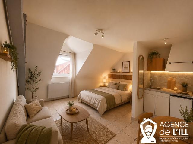 Appartement 1 pièce 19 m²