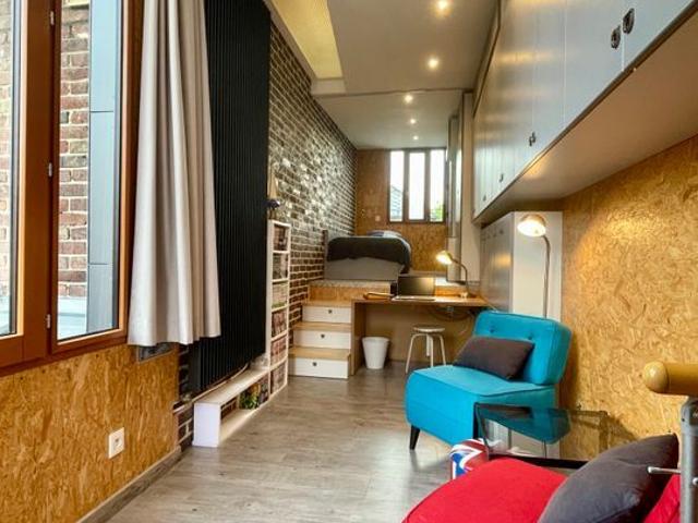 Appartement 1 pièce, 19 m² à louer à Lambersart 59130
