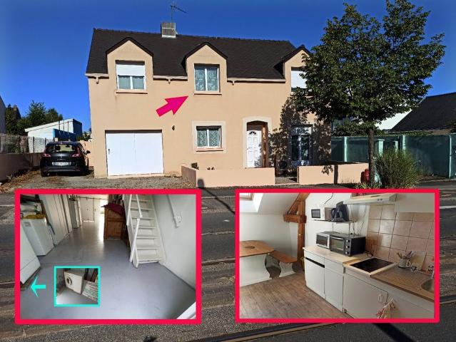 Appartement 1 pièce, 12 m² à louer à Nantes 44000