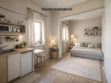 Appartement 1 pièce 13 m²