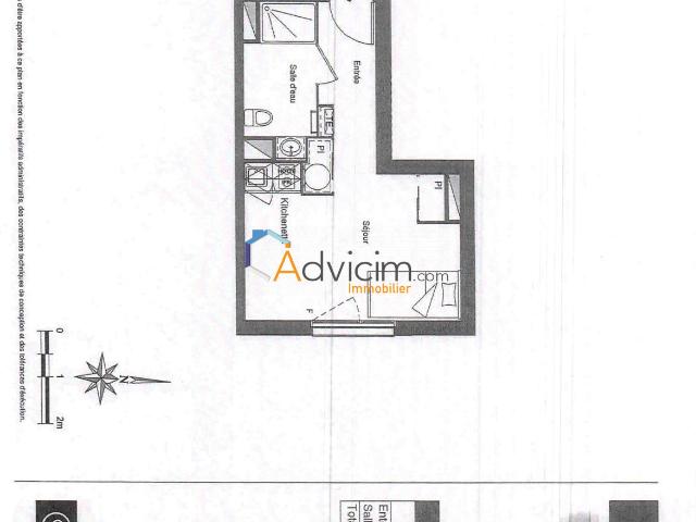 Appartement 1 pièce 24 m²