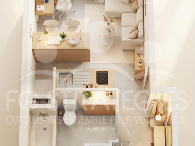 Appartement 1 pièce 24 m²
