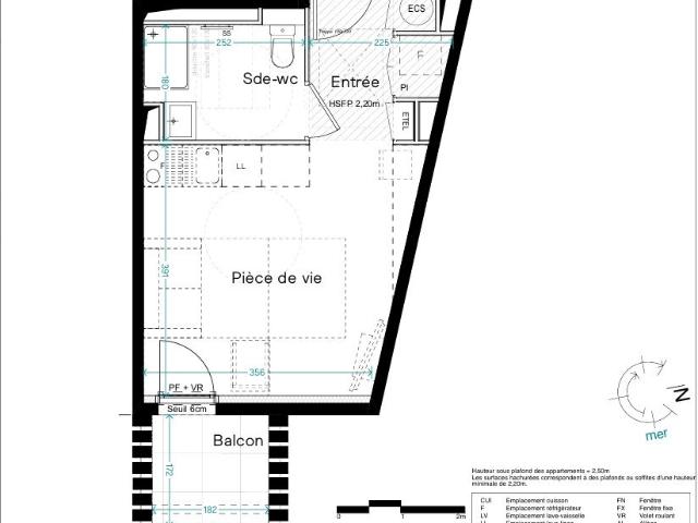 Appartement 1 pièce 24 m²
