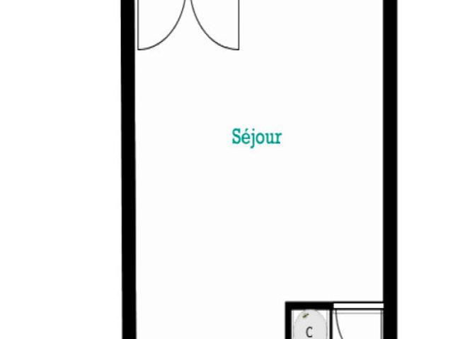 Appartement 1 pièce 25 m²