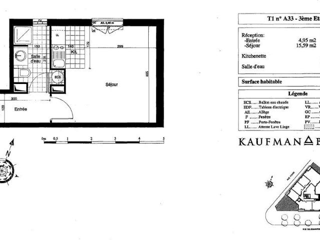 Appartement 1 pièce 25 m²