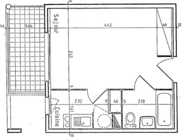 Appartement 1 pièce, 25 m² à louer à Montpellier 34000