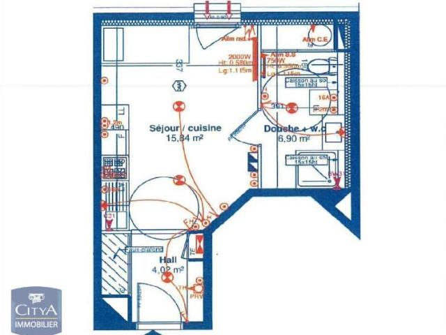 Appartement 1 pièce 27 m²