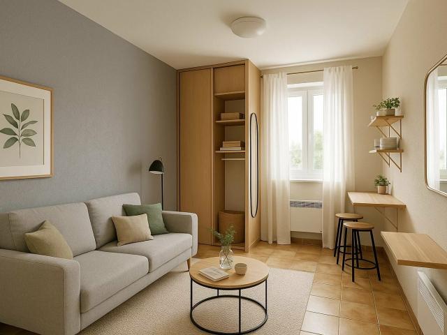 Appartement 1 pièce 27 m²