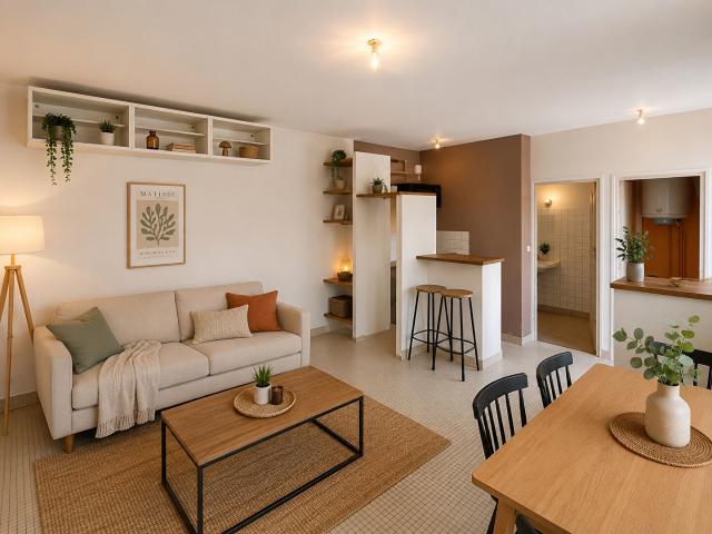 Appartement 1 pièce 27 m²