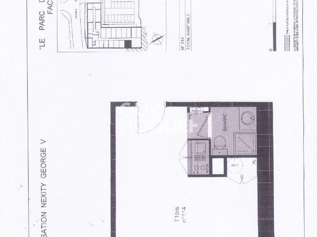Appartement 1 pièce 27 m²