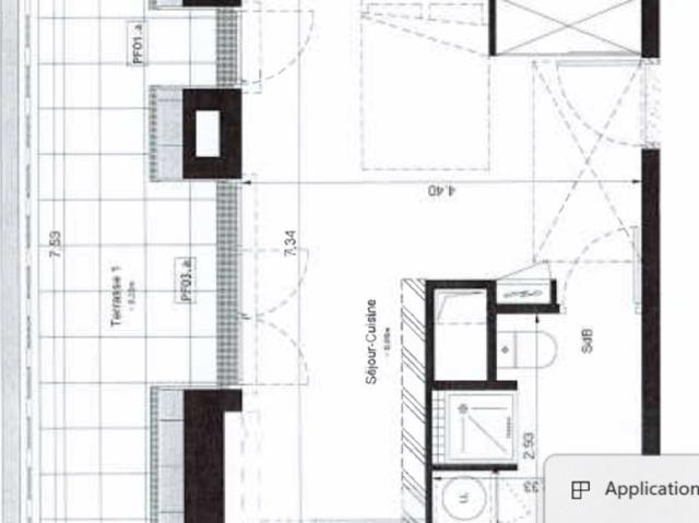 Appartement 1 pièce 28 m²