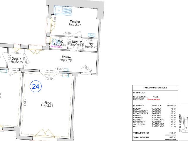 Appartement 1 pièce 28 m²