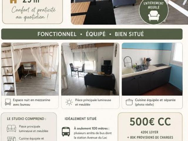 Appartement 1 pièce, 29 m² à louer à Dijon 21000