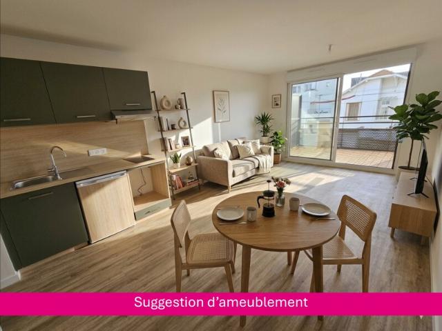 Appartement 1 pièce 29.96m²