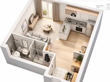 Appartement 1 pièce 20 m²