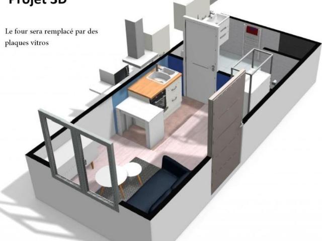 Appartement 1 pièce, 20 m² à louer à Perpignan 66000