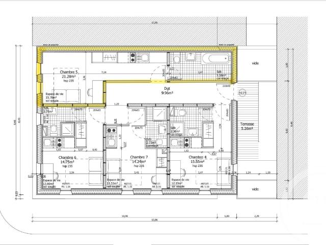 Appartement 1 pièce 21 m²