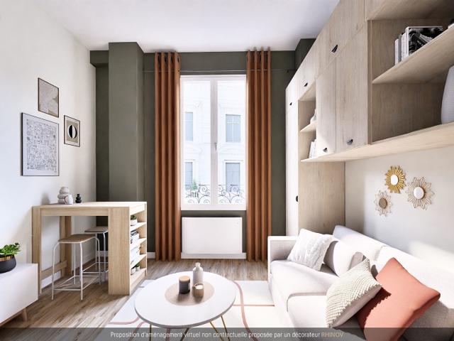 Appartement 1 pièce 22 m²