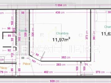 Appartement 1 pièce 22 m²