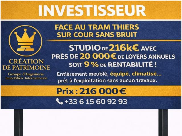 Appartement 1 pièce 23 m²
