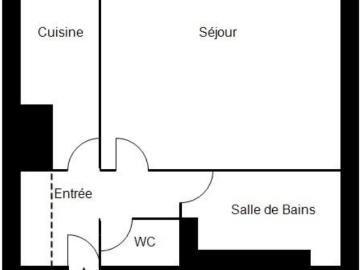 Appartement 1 pièce 35 m²