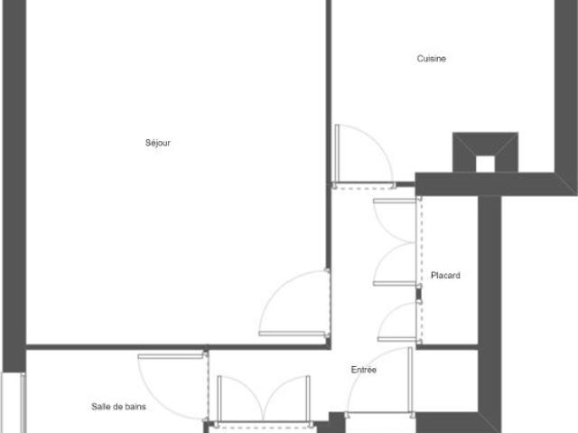 Appartement 1 pièce 36 m²